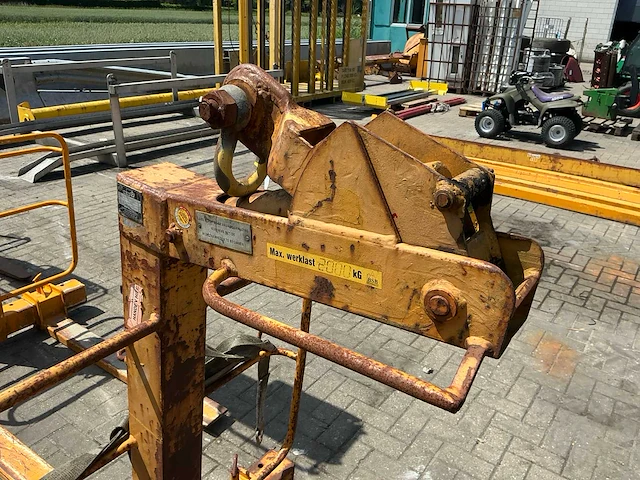 Pg100/2 sb/s pallethaak verstelbaar 2t - afbeelding 2 van  11