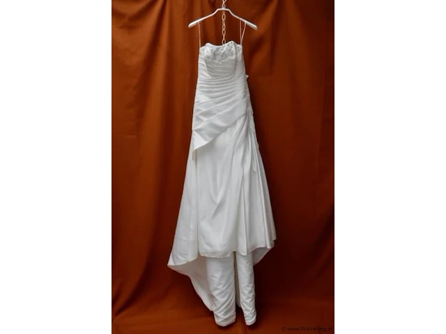 Phil collins bridal collection trouwjurk, strapless - maat 10 - afbeelding 3 van  7