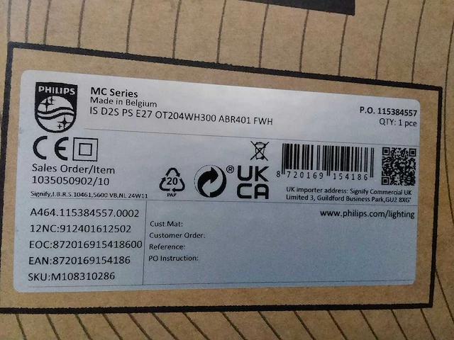 Philips - 3d geprinte hanglamp (3x) - afbeelding 4 van  5