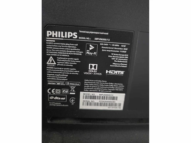 Philips - 58pus8505/12 - televisie - afbeelding 4 van  7