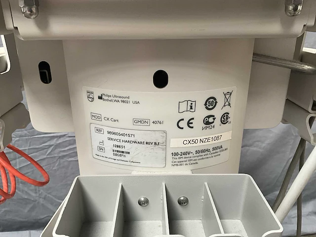 Philips - cx 50 nze 1087 - ultrasoon apparaat - afbeelding 5 van  8