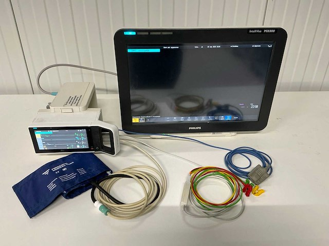 Philips - intellivue mx800 - patiënt monitor met x3 - afbeelding 1 van  4