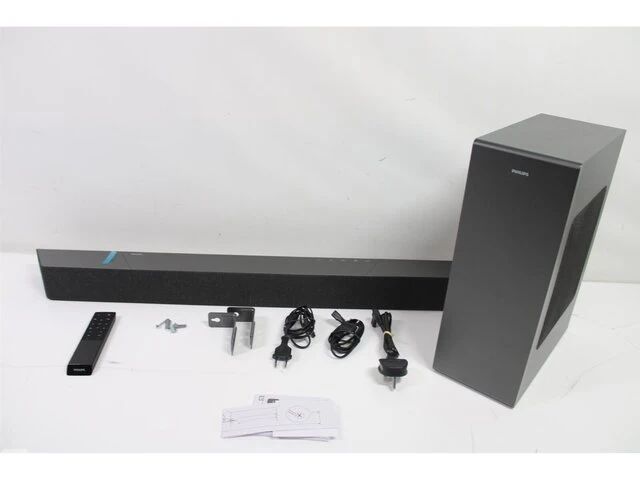 Philips - tab8507b/10 - soundbar - subwoofer philips - afbeelding 3 van  4