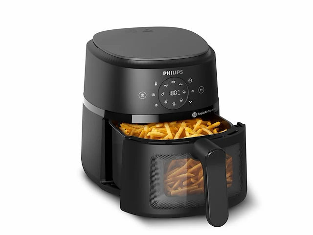Philips 2000 series airfryer na210/00 kijkvenster rapidair 3.2l tot 3 personen zwart - afbeelding 2 van  3
