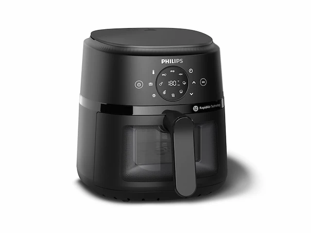 Philips 2000 series airfryer na210/00 kijkvenster rapidair 3.2l zwart - afbeelding 1 van  3