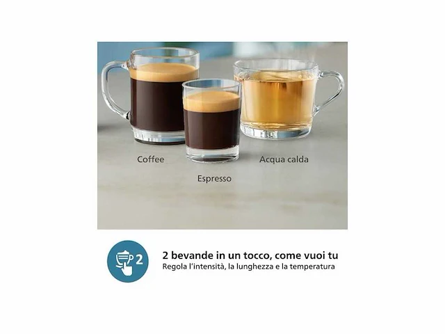 Philips 2200 serie ep2221/40 - espressomachine - zwart & rvs - afbeelding 1 van  2