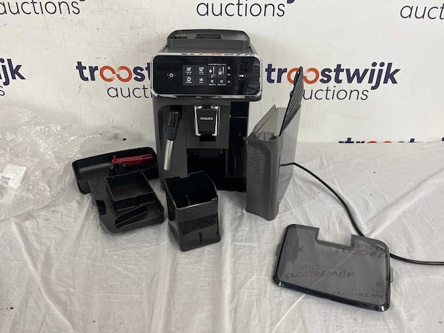 Philips 2200 series ep2220/10 - espressomachine - 2 soorten koffie + heet water - zwart / matzwart - + aquaclean filter - afbeelding 2 van  2
