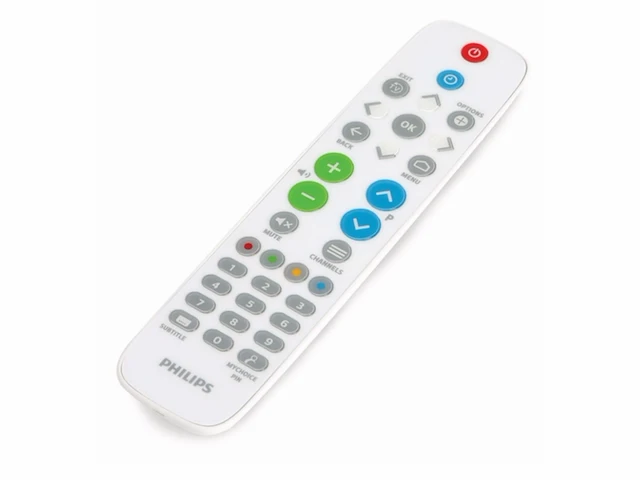 Philips 22av1604b hotel afstandsbediening tv drukknopen - afbeelding 2 van  2