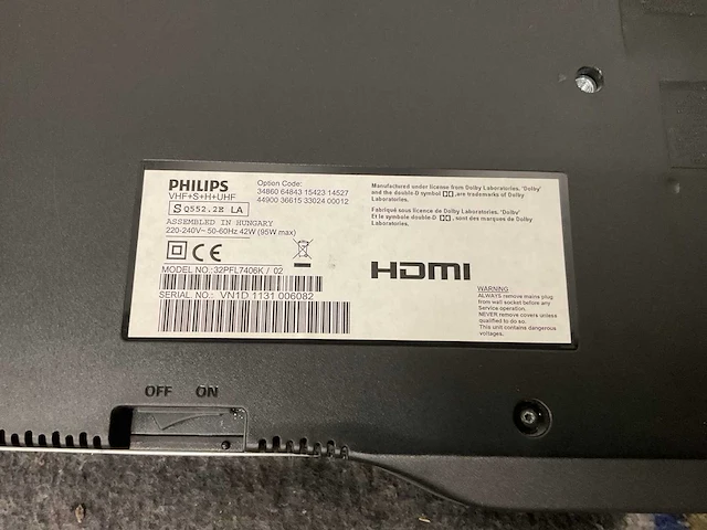 Philips 32pfl7406k/02 32” smart led televisie - afbeelding 4 van  4