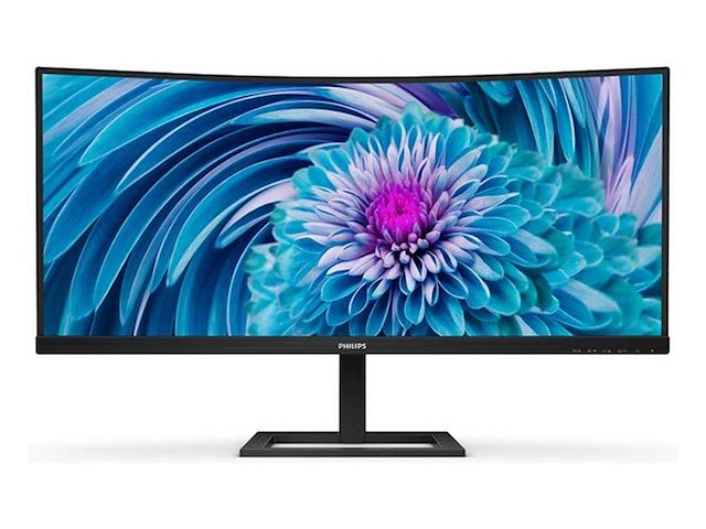 Philips 346e2cuae - qhd curved ultrawide monitor - afbeelding 1 van  2