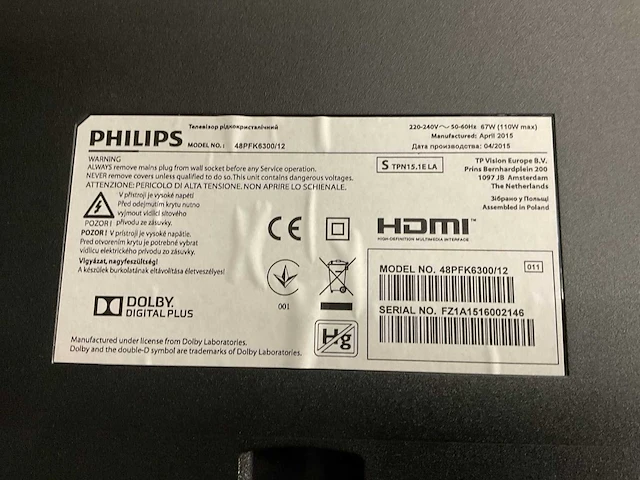 Philips 48pfk6300/12 48” full-hd led televisie - afbeelding 2 van  6