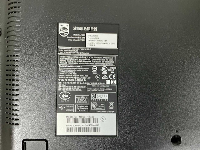Philips 49bdl4050d/00 led d-line tv - afbeelding 4 van  4