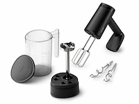 Philips 5000 series hr3781/10 handmixer 500w zwart - afbeelding 1 van  2