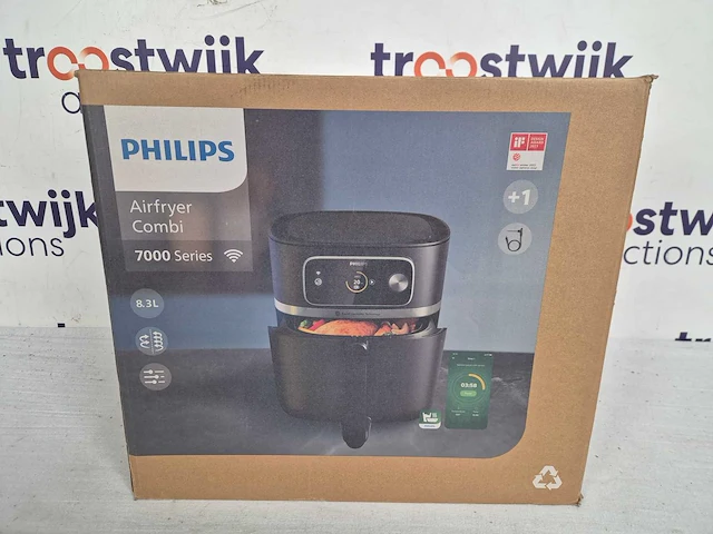 Philips 7000 series airfryer - combi xxl connected - hd9880/90 - 8,3l - afbeelding 2 van  2