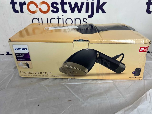 Philips 7000 series sth7060/80 - kledingstomer - zwart - handstomer incl. stylemat - afbeelding 2 van  2