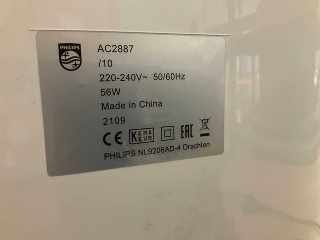 Philips ac2887 luchtreiniger - afbeelding 2 van  3