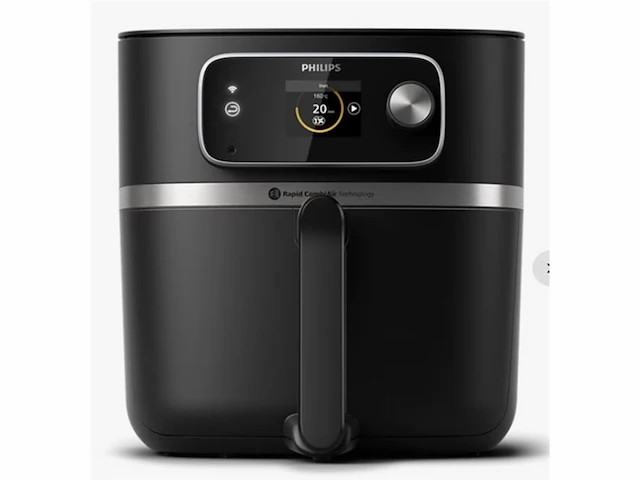 Philips airfryer combi xxl connected 7000 serie hd9880/90 heteluchtfriteuse zwart - afbeelding 1 van  5