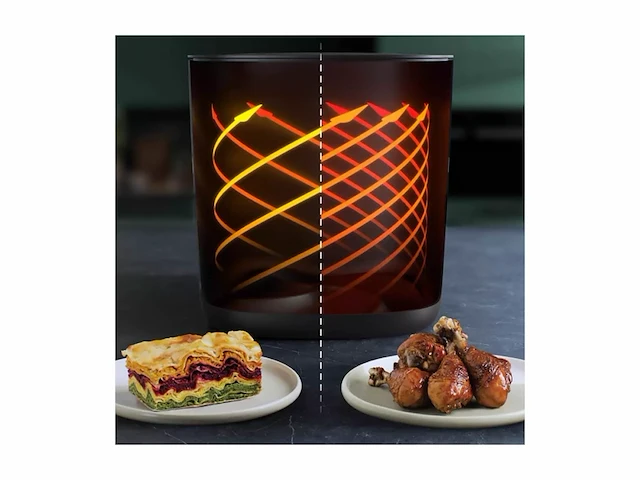 Philips airfryer combi xxl connected 7000 serie hd9880/90 heteluchtfriteuse zwart - afbeelding 4 van  5