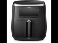 Philips airfryer xl hd9257/80 heteluchtfriteuse met venster - afbeelding 1 van  3
