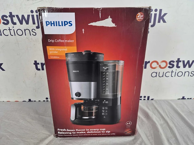 Philips all-in-1 filterkoffiezetapparaat, zwart (hd7900/01) - afbeelding 2 van  2