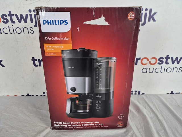 Philips all-in-1 filterkoffiezetapparaat, zwart (hd7900/01) - afbeelding 2 van  2