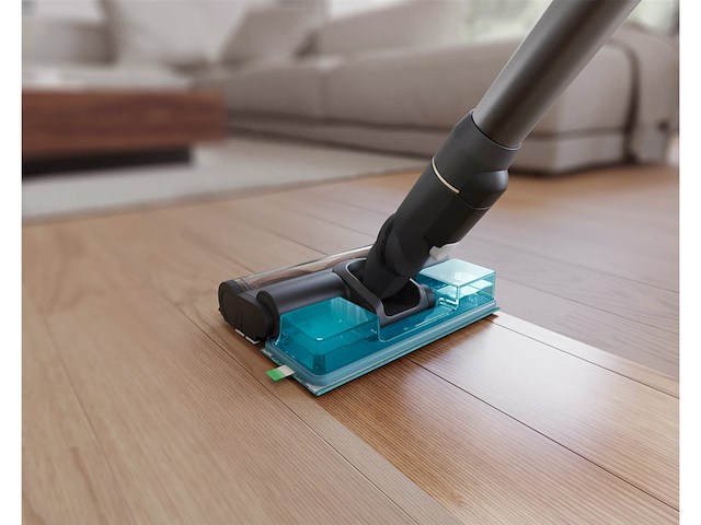 Philips aqua cordless 7000 series xc7057/01 - steelstofzuiger draadloos met dweilfunctie - goud / zwart - afbeelding 3 van  6