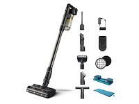 Philips aqua cordless 7000 series xc7057/01 - steelstofzuiger draadloos met dweilfunctie - goud / zwart - afbeelding 4 van  6