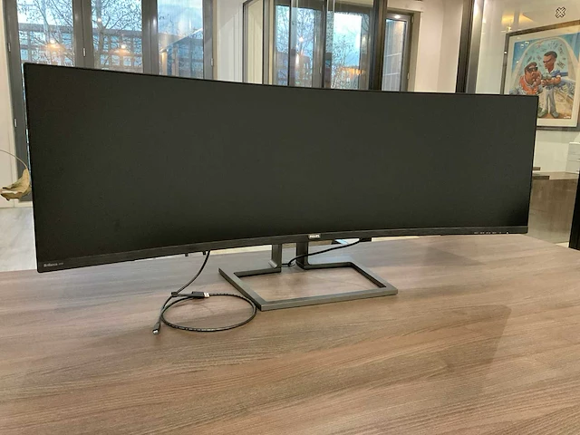 Philips brilliance 499p curved monitor - afbeelding 9 van  15