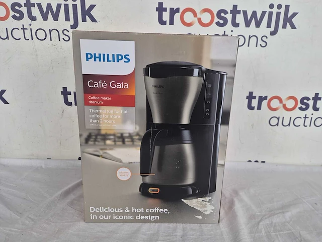 Philips café gaia hd7547/80 - koffiezetapparaat - afbeelding 2 van  2