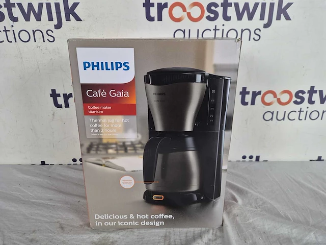 Philips café gaia hd7547/80 - koffiezetapparaat - afbeelding 2 van  2