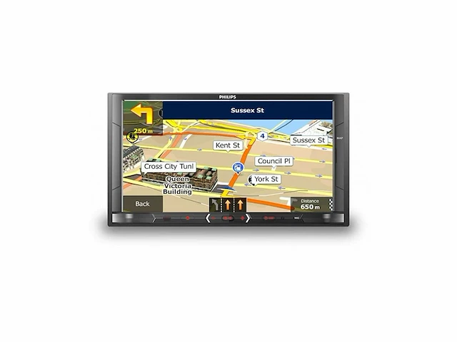 Philips ce600n autoradio dubbeldin bt usb media gps navigatie - afbeelding 1 van  3