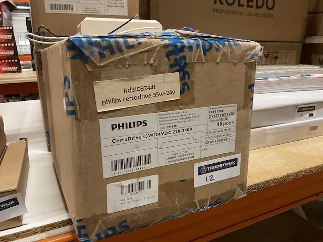 Philips certadrive 35w constant voltage 24vdc ip20 voor leds (200x) - afbeelding 4 van  4