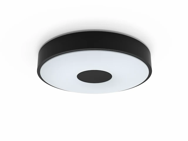 Philips coiner plafondlamp sceneswitch licht technologie 24w warmwit licht zwart design - afbeelding 1 van  2