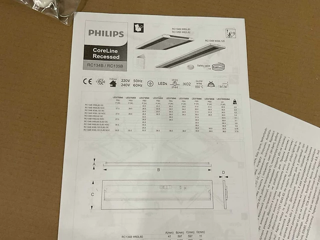 Philips coreline rc134b led paneel 35,4 w (17x) - afbeelding 2 van  13