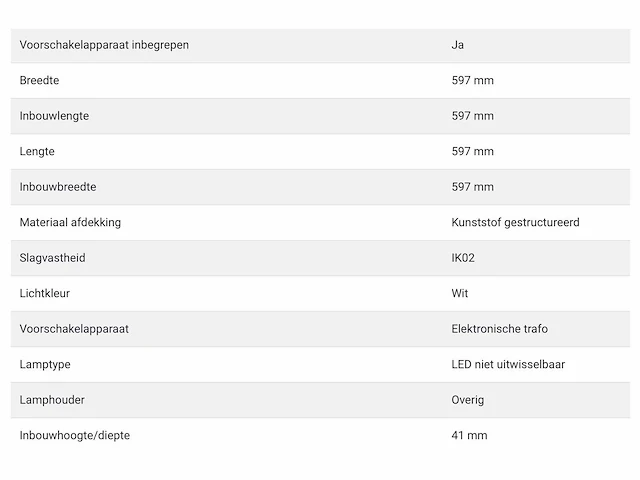 Philips coreline rc134b led paneel 35,4 w (17x) - afbeelding 4 van  13