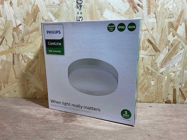 Philips coreline wl131v wandlamp led met lichtsensor (10x) - afbeelding 2 van  9