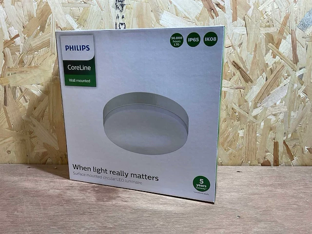 Philips coreline wl131v wandlamp led met lichtsensor (10x) - afbeelding 3 van  9