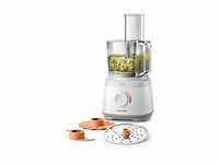 Philips daily collection compacte keukenmachine, 700 w, met 16 functies wit - afbeelding 1 van  6