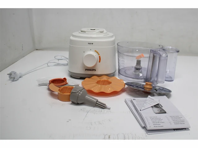 Philips daily collection compacte keukenmachine, 700 w, met 16 functies wit - afbeelding 5 van  6