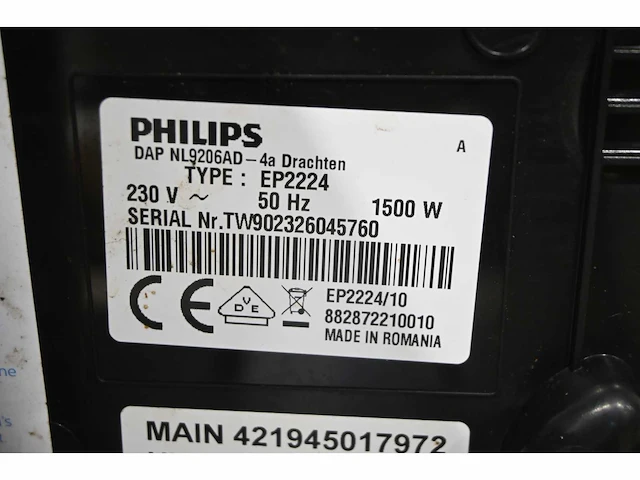 Philips ep2224 koffiemachine - afbeelding 4 van  4