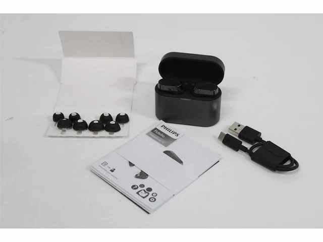 Philips fidelio t2 noise reduction draadloze bluetooth in-ear headset zwart - afbeelding 5 van  5