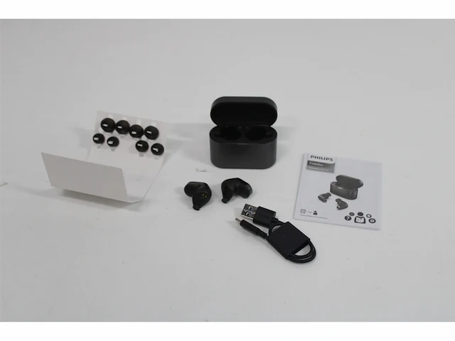 Philips fidelio t2 noise reduction draadloze bluetooth inear headset zwart - afbeelding 5 van  5