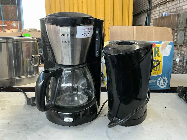 Philips gaia koffiezetapparaat en waterkoker - afbeelding 1 van  4