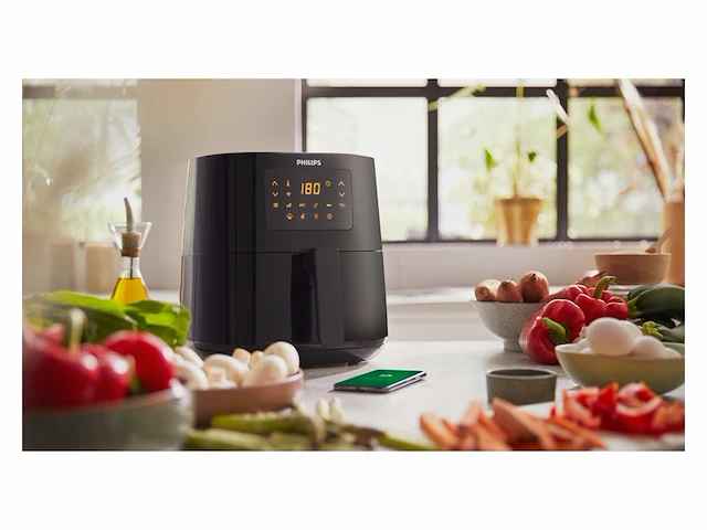 Philips hd9255/30 5000 series airfryer 4.1 liter 1400 w wit - afbeelding 3 van  4