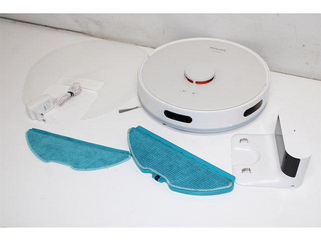 Philips homerun 2000-serie: 2-in-1 robotstofzuiger en -dweil lasernavigatie tapijtboost app-bestuurd arctisch wit - afbeelding 5 van  6