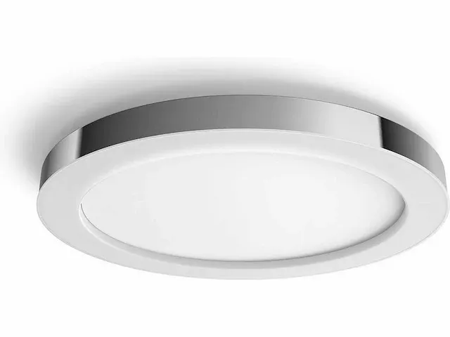 Philips hue adore badkamerverlichting - white ambiance - chrome plafondlamp - afbeelding 1 van  4