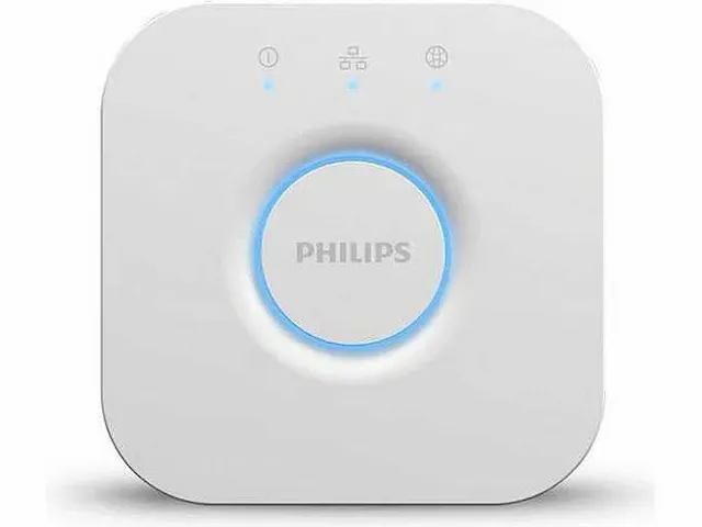 Philips hue bridge - wit - tot 50 lampen schakelmateriaal - afbeelding 1 van  2