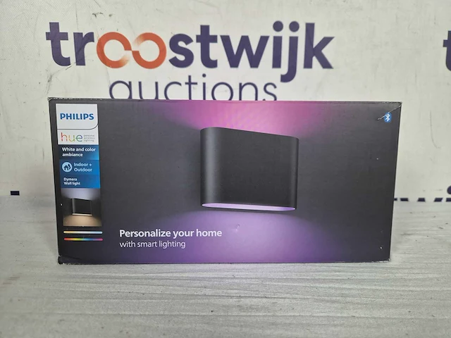 Philips hue dymera muurlamp - wit en gekleurd licht - zwart - afbeelding 2 van  2