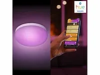 Philips hue flourish - white + color plafondlamp - afbeelding 2 van  4