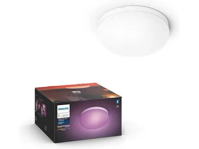 Philips hue flourish - white + color plafondlamp - afbeelding 3 van  4